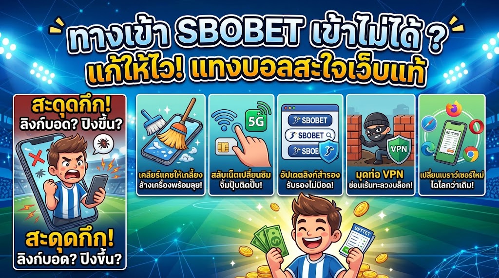 ทางเข้า sbobet เข้าไม่ได้